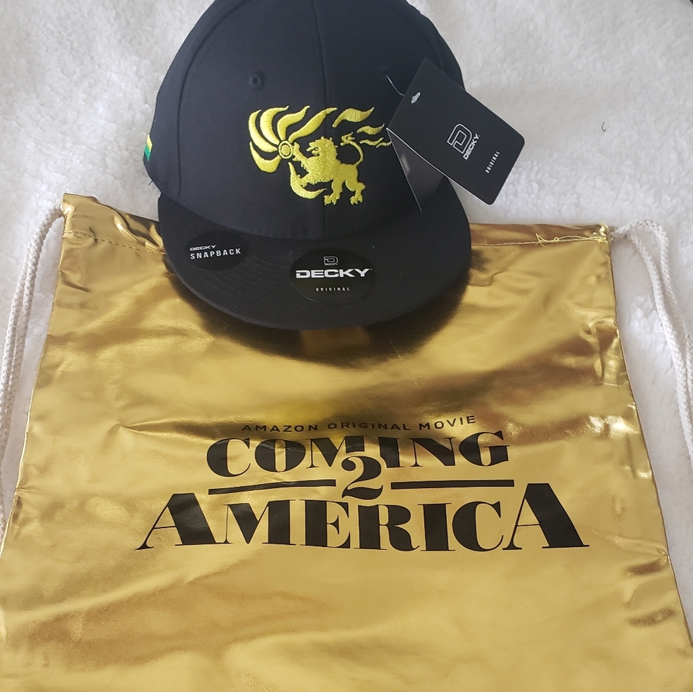 Coming 2 America Authentic hat and bag
